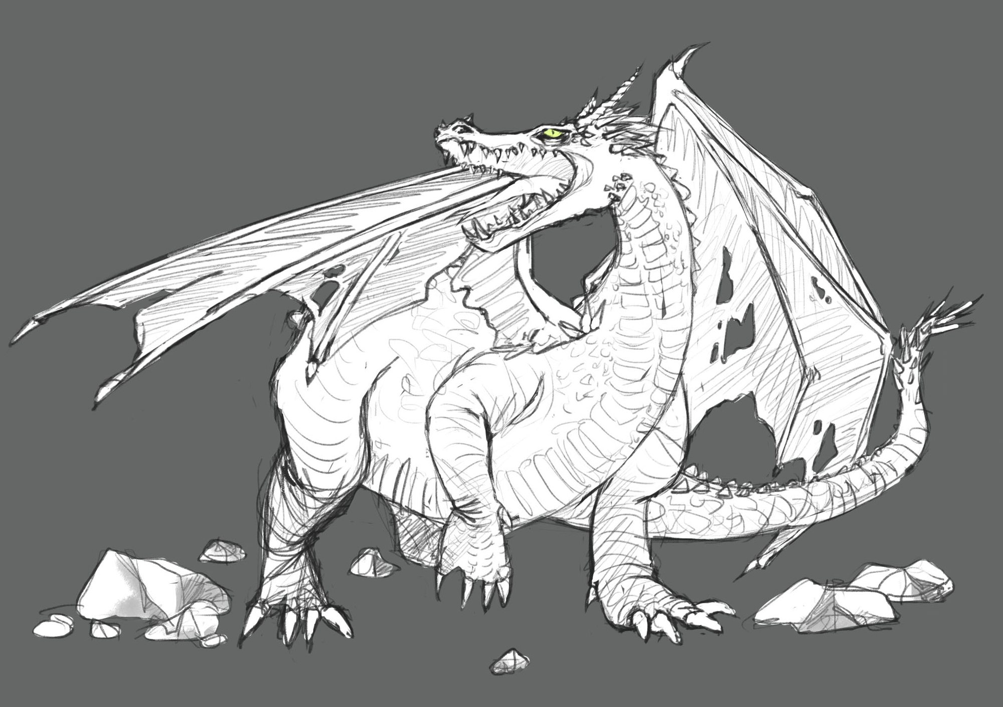 Dragon Study II, by Loren