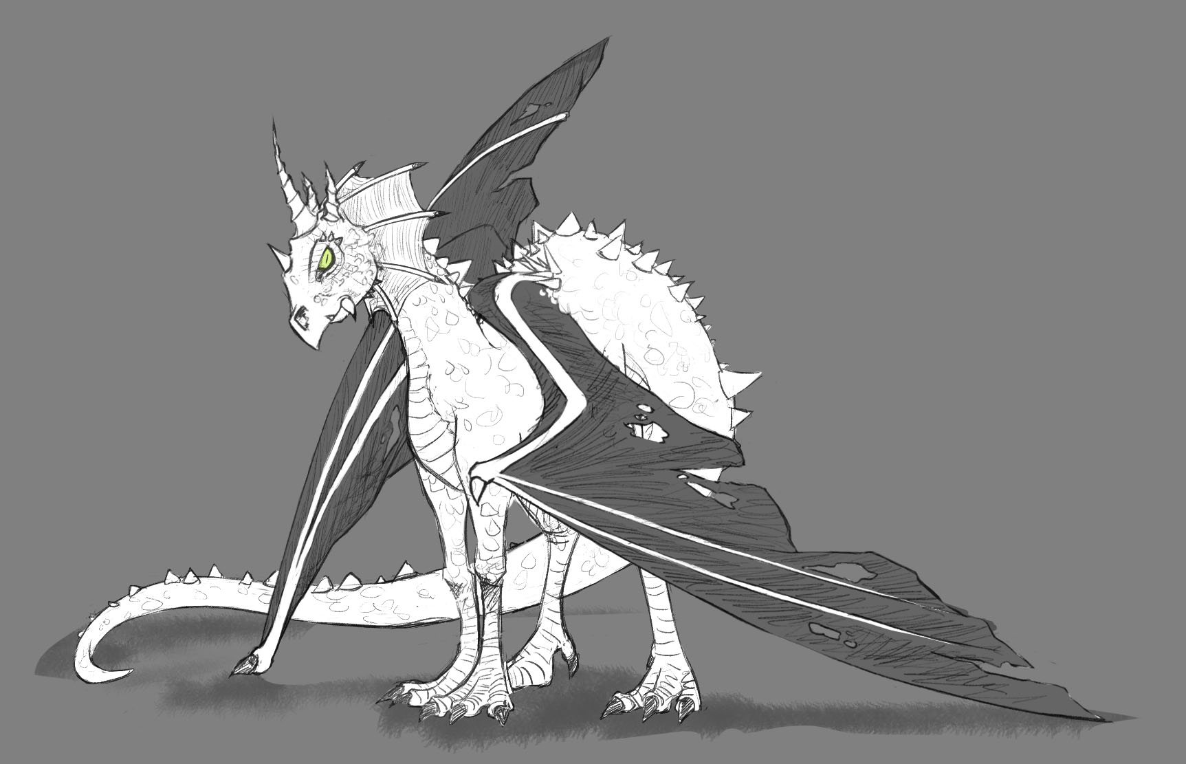 Dragon Study V, by Loren