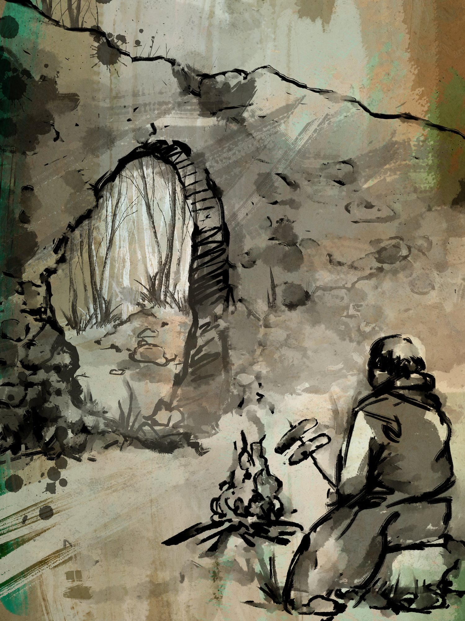 Campfire, by Loren