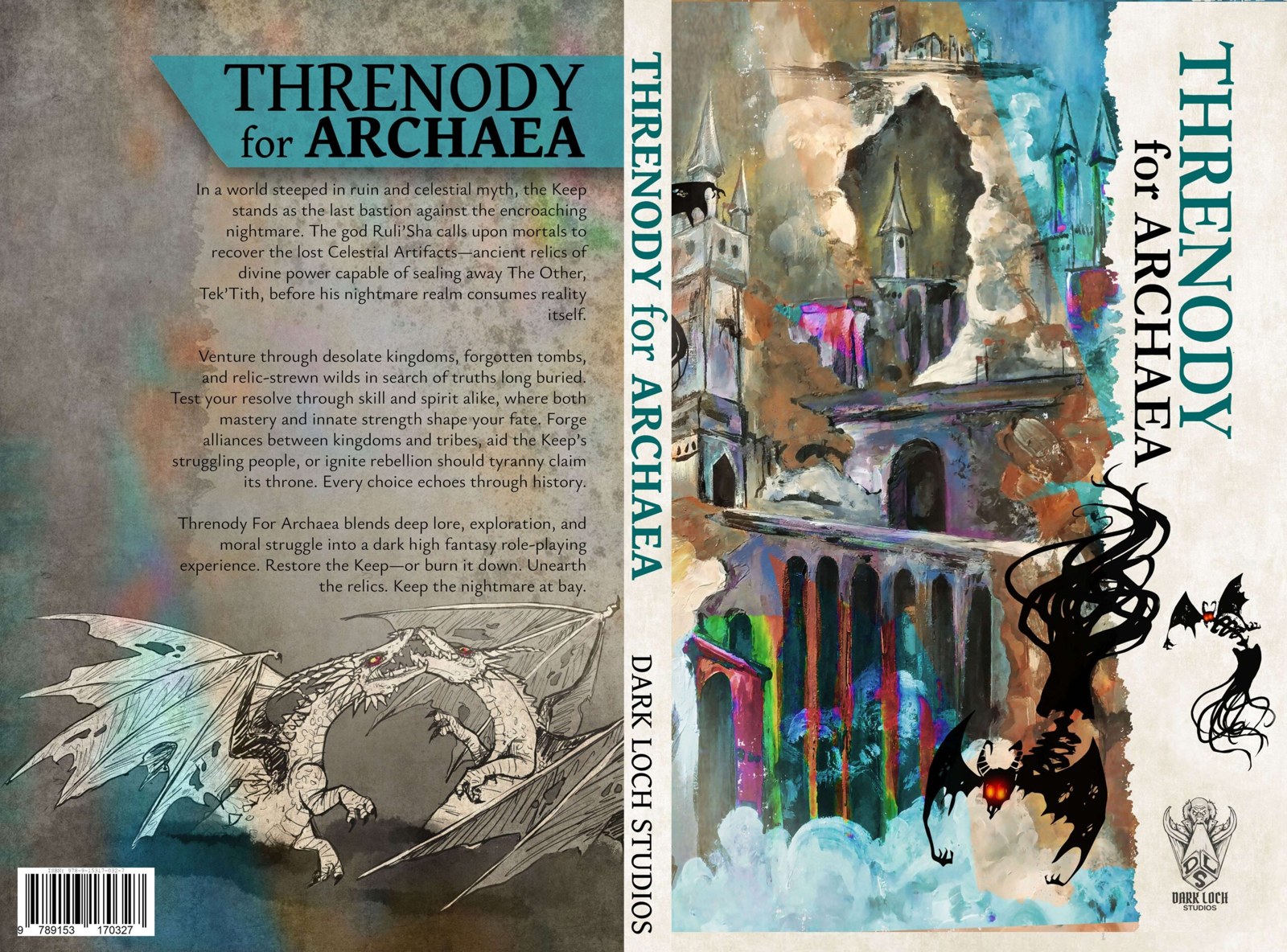 Threnody for Archaea core rulebook, full cover